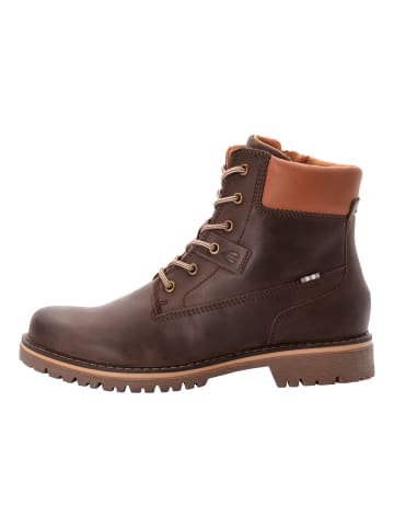 Camel Active CARINA Leder Boot in Dunkelbraun