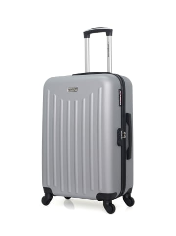 American Travel Mittelgroßer Koffer BROOKLYN in Grau (64L)