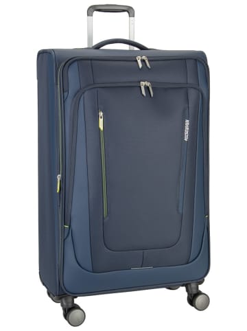American Tourister Trolley Wanderlite Spinner L Exp in Dark Navy