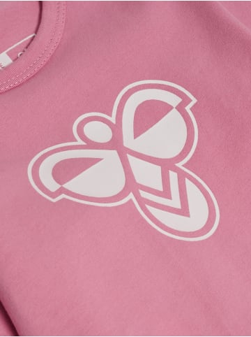 Hummel Outdoor Overall "Mini Logo Body Longsleeve" in Rosa