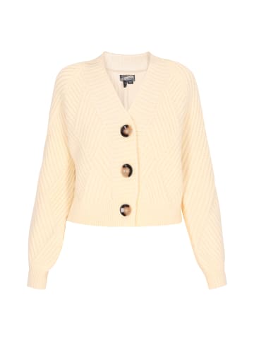 DreiMaster Vintage Damen Cardigan in Wollweiss