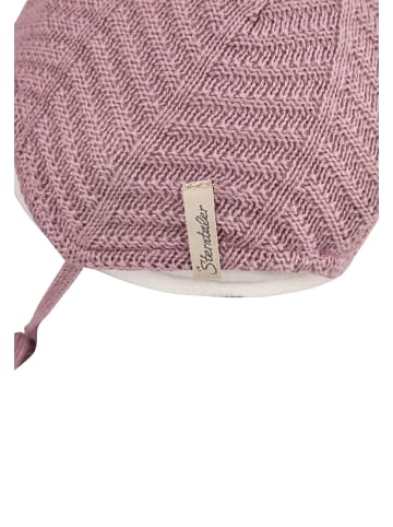 Sterntaler GOTS Strickmütze Struktur in lila
