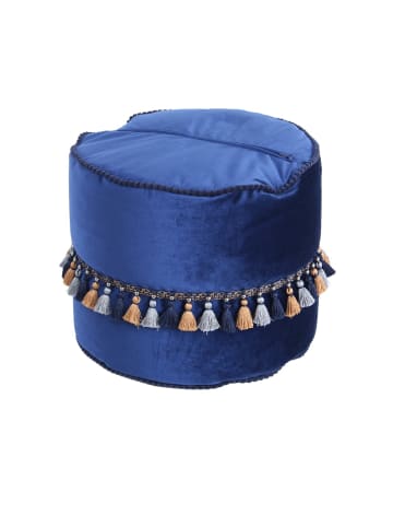 Kayoom Sitzkissen Pouf Taj Mahal in blau