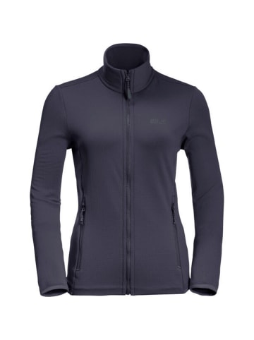 Jack Wolfskin Fleecejacke Peak Grid Fleece in Blau