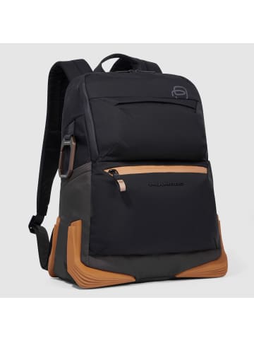 Piquadro Corner Rucksack 44 cm Laptopfach in black grey