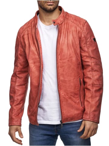 Tazzio Lederjacke "19710" - in Weinrot