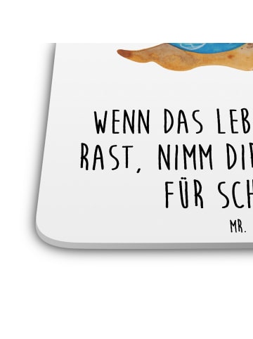 Mr. & Mrs. Panda Glasuntersetzer Schnecke Sir mit Spruch in Weiß