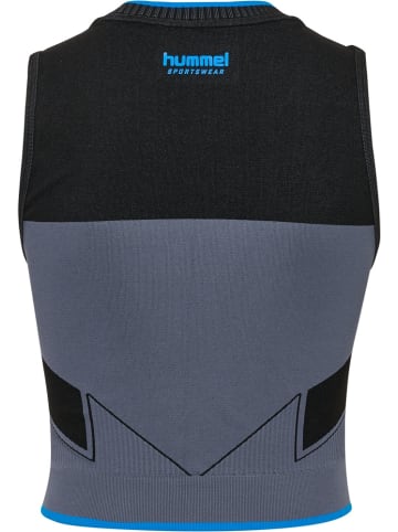 Hummel Sportshirt "Seamless Top" in Grau
