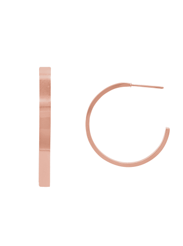 Steel_Art Creolen Damen Naomi rose goldfarben in rosegoldfarben