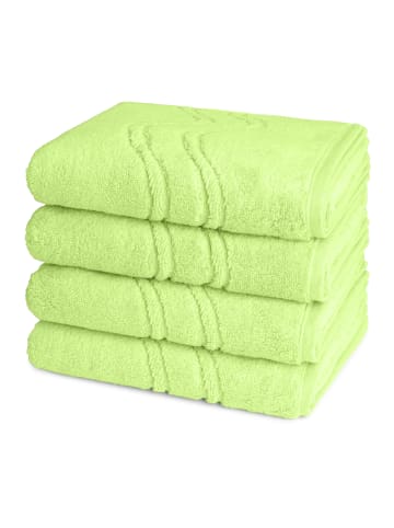Ross 4 X Handtuch im Set Cashmere feeling in Apfelgrün