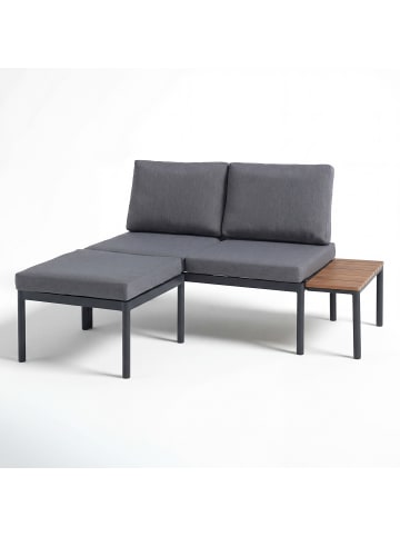 home24 Loungeset Cuva 3-teilig in Grau