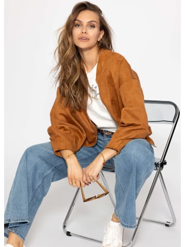 SASSYCLASSY Bomberjacke in Braun