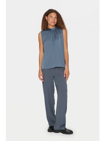 SAINT TROPEZ Ärmellose Bluse AileenSZ Gerade Passform in Ombre Blue