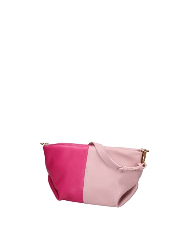 ROBERTA ROSSI Schultertasche in PINK AND FUCHSIA