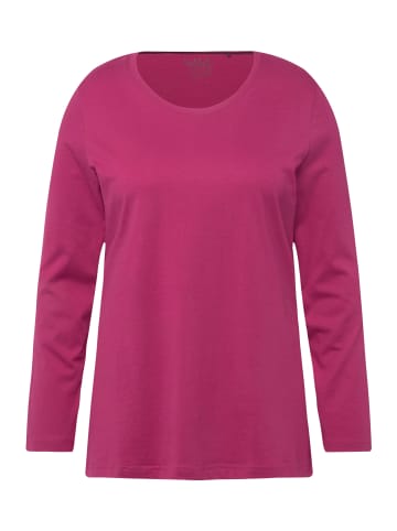 Ulla Popken Shirt in dunkles purpur