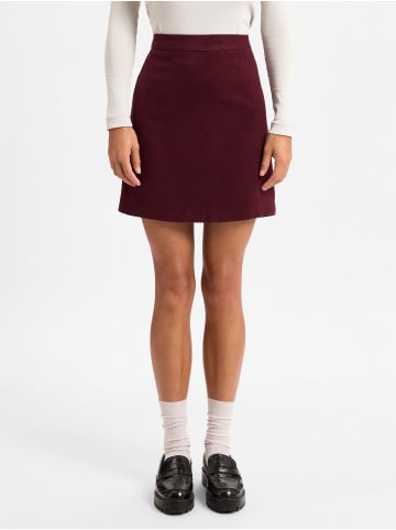 Marie Lund Minirock in bordeaux - 0004