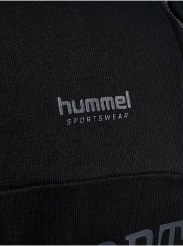 Hummel Reißverschluss Sweatshirt Hmloversized Erwachsene in BLACK/EBONY