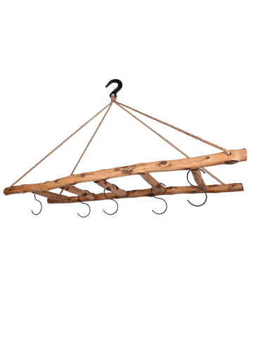 UNUS Dekoleiter Holzleiter hängend in Old Look