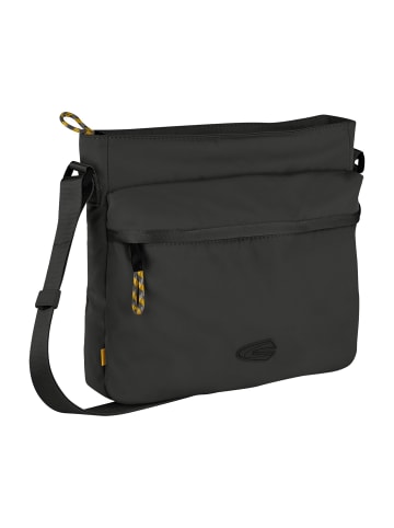 Camel Active TERRA Cross Bag aus recyceltem Nylon in Schwarz