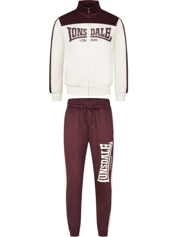 Lonsdale Trainingsanzug "Holmbury Trainingsanzug Normale Passform" in Rot