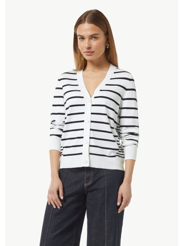 comma Strickjacke langarm in Weiß