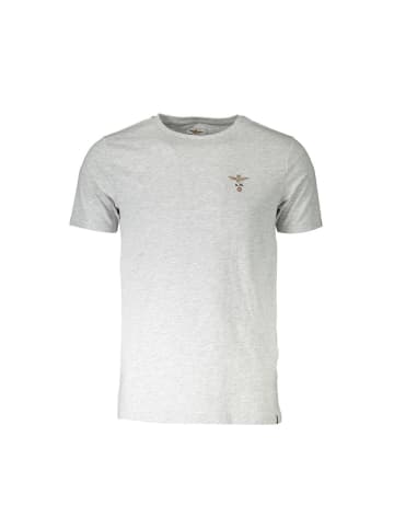 Aeronautica Militare Graues Baumwoll-T-Shirt