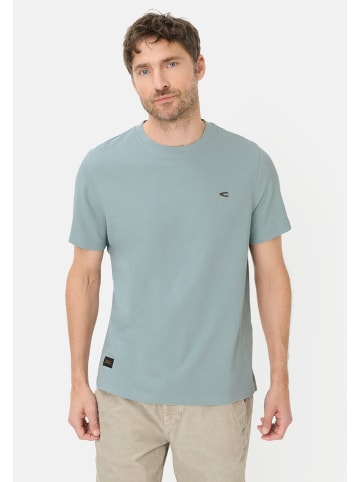 Camel Active T-Shirt aus reiner Baumwolle in Wasserblau