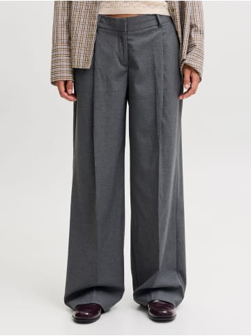 JJXX Hosen mit weitem Bein in Dark Grey Melange
