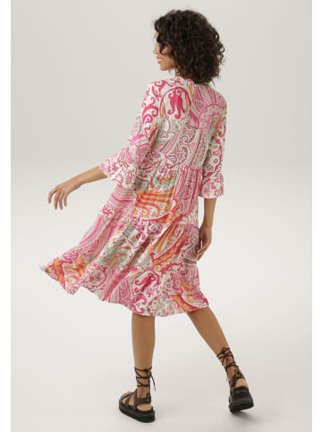 Aniston CASUAL Blusenkleid in bunt