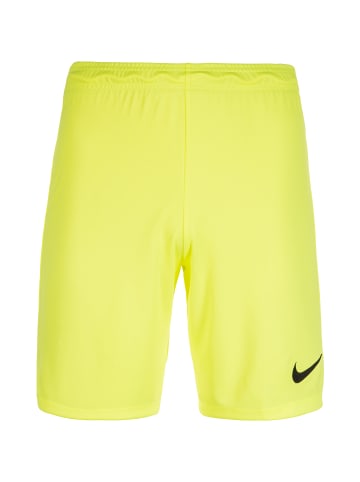 Nike Performance Shorts Park II in gelb / schwarz