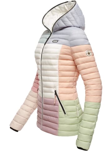 Navahoo Steppjacke Multikulti in Multicolour Pastel