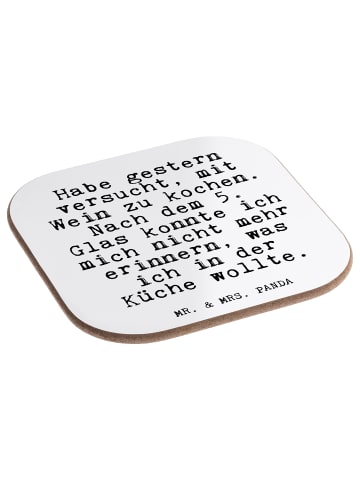 Mr. & Mrs. Panda Untersetzer für Gläser Habe gestern versucht, m... in Weiß