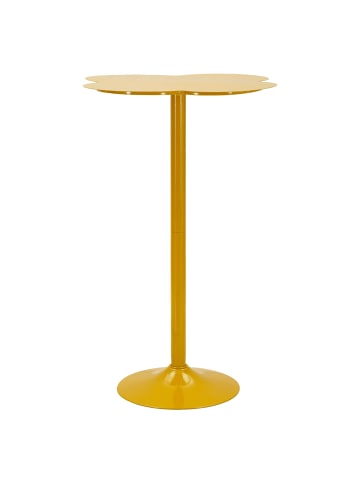 Mauro Ferretti Senfgelber Metall-Bartisch ø 60x103 cm