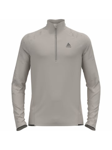 Odlo Mid layer 1/2 zip ZEROWEIGHT C in Silber0912