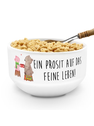 Mr. & Mrs. Panda salatschälchen Glühschwein Sause mit Spruch in Weiß