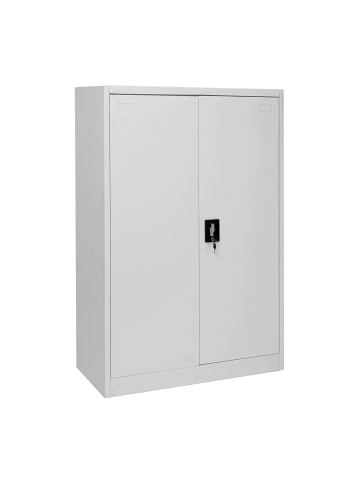 MCW Aktenschrank H17 mit 2 Türen, 140x90cm grau