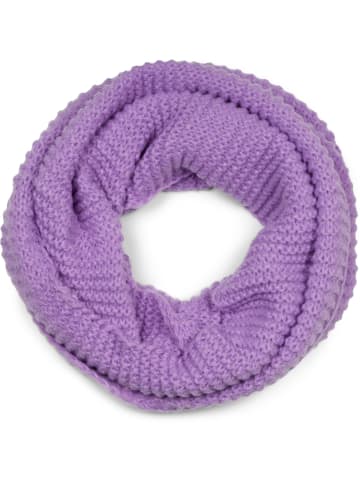 styleBREAKER Strickloop mit Wellenmuster in Violett