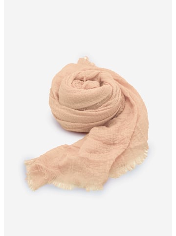 SASSYCLASSY Musselin Schal in Hellbeige