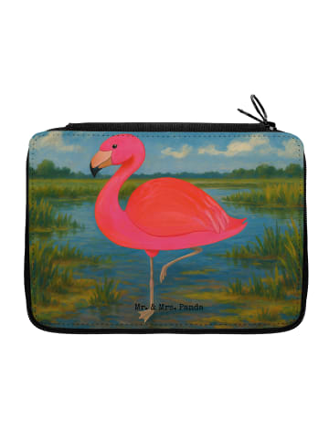 Mr. & Mrs. Panda Schreibmappe Flamingo Classic Design ohne Spruch in Weiß