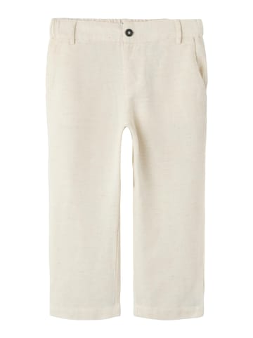 name it Hose Loose Fit Nmmfaher Viskose-Leinenmix in peyote melange