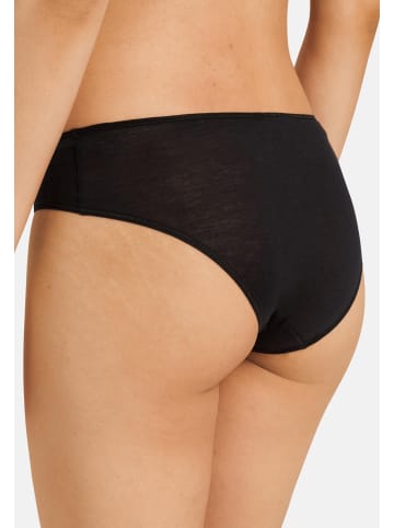 Hanro Midi Slip Ultralight in Schwarz