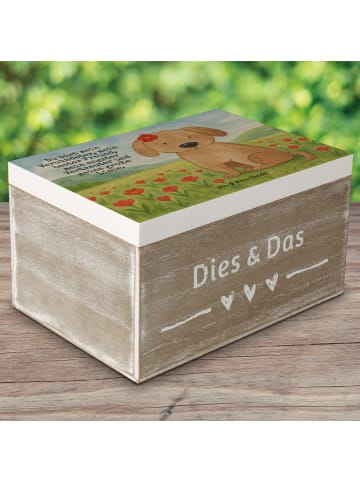 Mr. & Mrs. Panda Aufbewahrungsbox Hund Dame Design mit Spruch in Weiß