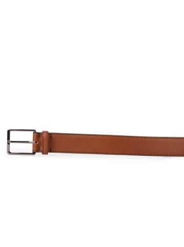 Bugatti Ledergürtel in cognac - 0001