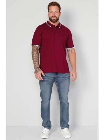 Boston Park Poloshirt in dunkel rot