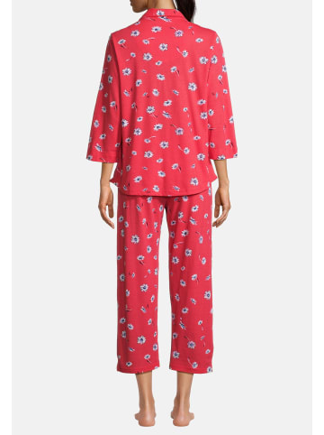 hajo Schlafanzug Premium Cotton in Rot