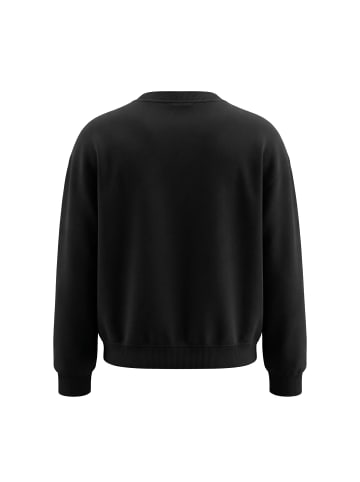 Swirly Women Sweatshirt in Black