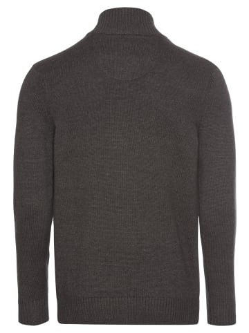 Man's World Strickjacke in anthrazit melange