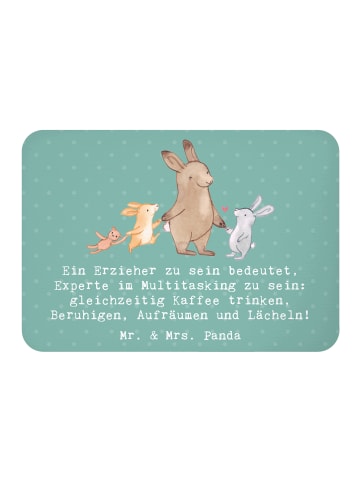 Mr. & Mrs. Panda Magnet Multitasking Erzieher mit Spruch in Meeresbrise