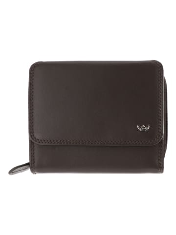 Golden Head Polo Geldbörse RFID Leder 11,5 cm in dunkelbraun