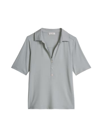 Marc O'Polo Jerseybluse im Polo-Stil regular in Quiet Sea